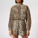 Ganni Women's Cedar Shirt - Leopard