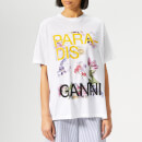 Ganni Women's Davies T-Shirt - Bright White