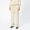 Ganni Women's Elm Georgette Trousers - Tapioca