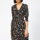 Ganni Women's Elm Georgette Top - Black
