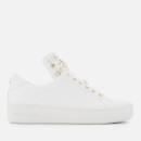 MICHAEL MICHAEL KORS Women's Mindy Leather Low Top Trainers - Optic White