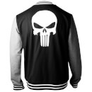 Marvel The Punisher Men's Varsity Jacket - Black