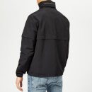 Calvin Klein Jeans Men's Institutional Logo Pop Over Jacket - Black/White
