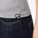 Superdry Women's Frontier Script Studded Entry T-Shirt - Grey Marl