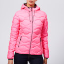 Superdry Women's Astrae Quilt Padded Jacket - Fluro Pink