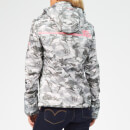 Superdry Women's Arctic Hoodie Camo SD Windcheater - Grey/Fluro Pink