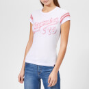 Superdry Women's Retro 75 Entry T-Shirt - Optic Snowy
