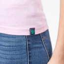 Superdry Women's Shirt Shop Varsity Entry T-Shirt - Pastel Pink Marl