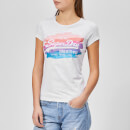 Superdry Women's Vintage Logo Painted Rainbow Entry T-Shirt - Ice Marl