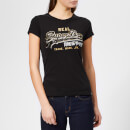 Superdry Women's Vintage Logo Star Sequin Entry T-Shirt - Black