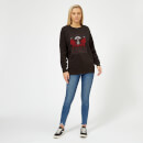 Universal Monsters Dracula Christmas Women's Sweatshirt - Black