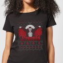 Universal Monsters Dracula Christmas Women's T-Shirt - Black