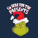 The Grinch Im Here for The Presents Men's Christmas T-Shirt - Navy