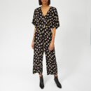 Whistles Women's Edelweiss Print Button Jumpsuit - Black/Multi
