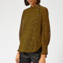 Whistles Women's Confetti Heart Button Top - Yellow/Multi