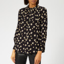 Whistles Women's Edelweiss Print Blouse - Black/Multi
