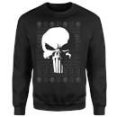 Marvel Punisher kersttrui - Zwart