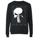Marvel Punisher Dames kersttrui - Zwart