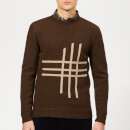 Oliver Spencer Men's Blenheim Crew Knit Jumper - Tambrook Chocolate