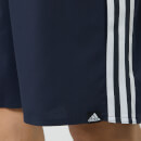 adidas Men's 3 Stripe Swim Shorts - Legend Ink