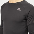 adidas Men's Supernova Run Crew Neck Top - Black