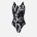 adidas Women's Fit All Over Print Suit - Black