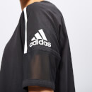 adidas Women's Z.N.E. Short Sleeve T-Shirt - Black