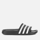 adidas Men's Adilette Aqua Slide Sandals - Black