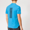 adidas Men's ID Stadium Short Sleeve T-Shirt - Shock Cyan