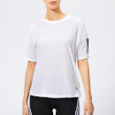 adidas Women's Must Haves 3 Stripes Short Sleeve T-Shirt - White