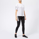 adidas Women's Must Haves 3 Stripes Short Sleeve T-Shirt - White