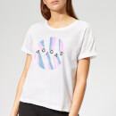 adidas Women's All Over Print Pack Short Sleeve T-Shirt - White