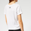 adidas Women's All Over Print Pack Short Sleeve T-Shirt - White