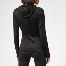 adidas Women's Trace Rocker Hooded Fleece Jacket - Black