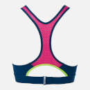 adidas Women's Don't Rest Swim Crop Top - Blue/Pink