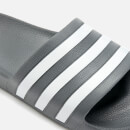 adidas Men's Adilette Aqua Slide Sandals - Grey Three