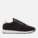 BOSS Men's Sonic Nubuck Runner Style Trainers - Black
