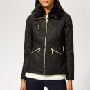 Barbour International Women's Croft Wax Jacket - Black