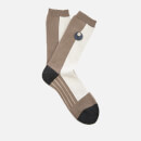 Folk Men's Block Socks - Mortar
