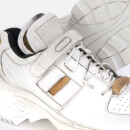 Maison Margiela Men's Artisanal Low Top Trainers - White/Black Raven