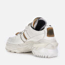 Maison Margiela Men's Artisanal Low Top Trainers - White/Black Raven