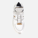 Maison Margiela Men's Artisanal Low Top Trainers - White/Black Raven