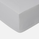 in homeware 200 Thread Count 100% Cotton Fitted Sheet - Grey