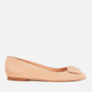 Rupert Sanderson Women's Pirouette Leather Flats - Buttermilk