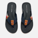 Tommy Hilfiger Men's Corporate Stripe Beach Sandals - Midnight