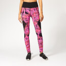 Superdry Sport Women's Active Mesh Panel Leggings - Splice City Print
