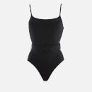 Solid & Striped Women's The Nina Belt Swimsuit - Black
