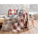 Rapport Highland Check Throw - Red