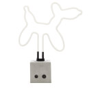 Exclusive Balloon Dog Neon Light - Concrete Base