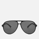 Gucci Men's Aviator Style Sunglasses - Black